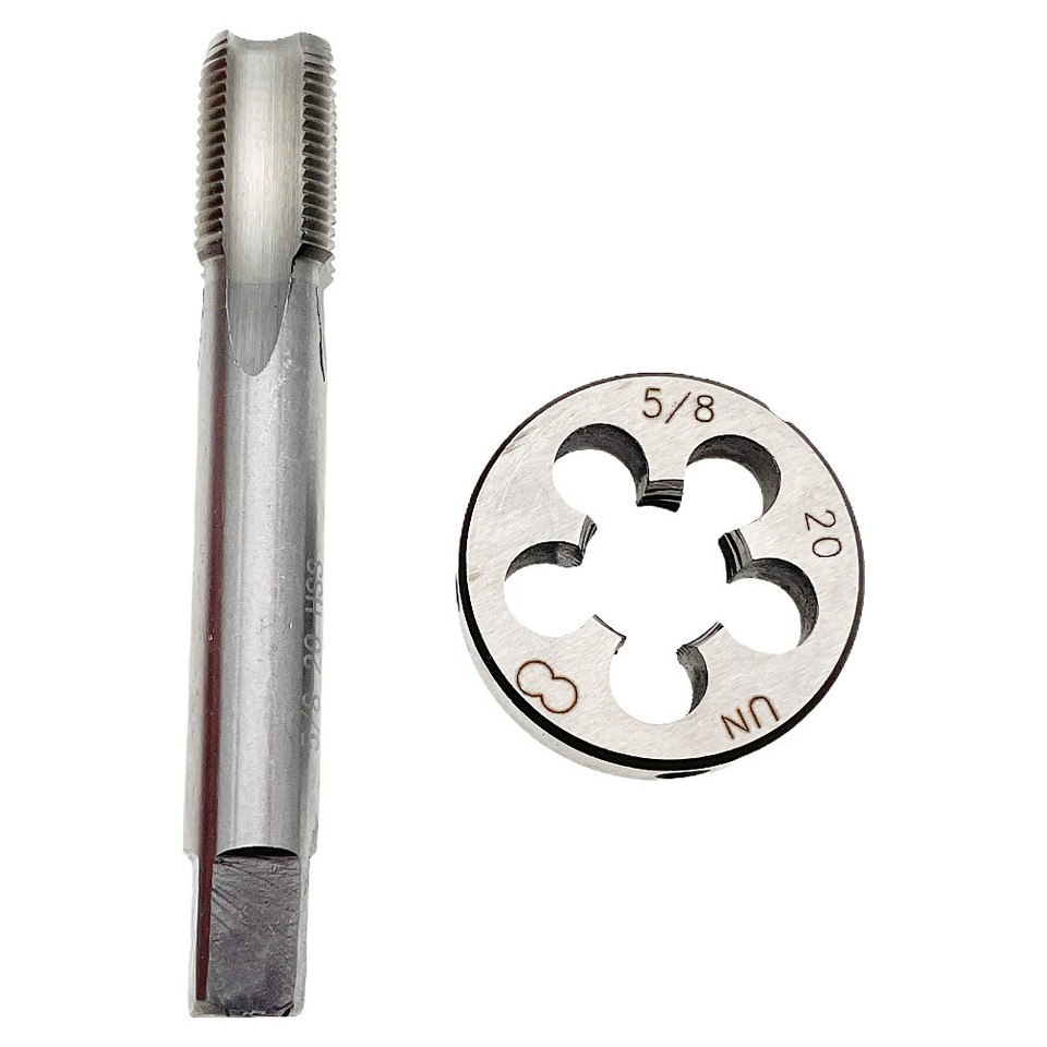 5/8-20 Tap and Die Set Right Hand HSS 5/8x20 Tap Die RH 5/8 x 20 ...