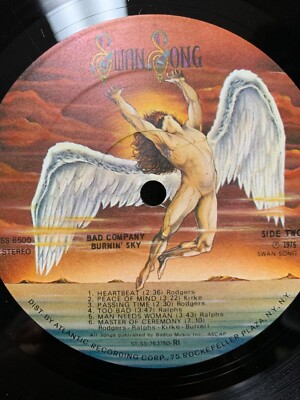 Vintage Bad Company 33 1/3 RPM 12