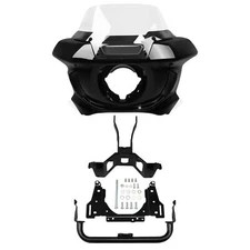 Front Fairings Windshield Bracket Fit For Harley Street Bob Low Rider FXST 18-25