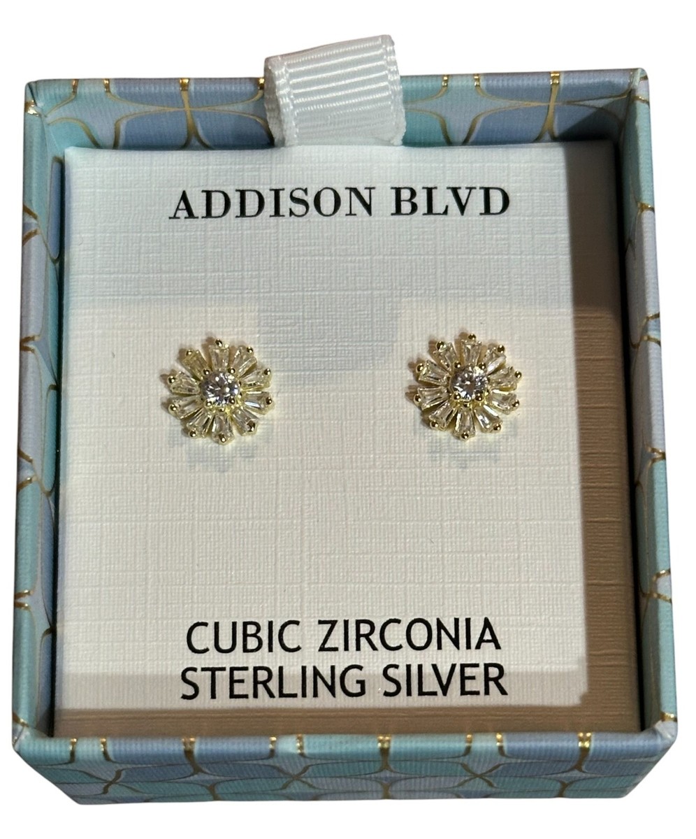 ☆TATIANA☆ Silver 925 Radiant Bloom Earrings EC3156 Amazon.com: 925 Sterling Silver Stud Earrings, Silver Stud