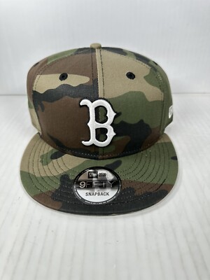 New Era 9FIFTY Boston Red Sox MLB Camo Adjustable SnapBack Hat Cap BRAND  NEW