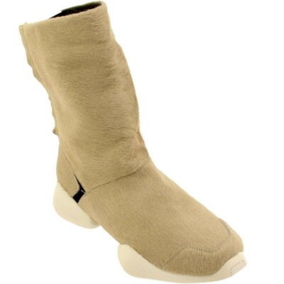 Adidas x Rick Owens Men RO Runner Ankel Boot tan ro nil core black ro milk S7577