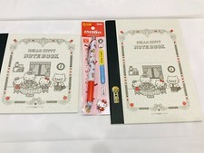 Hello Kitty, set of Two Notebooks and Ball Point Pen, Sanrio Official Product