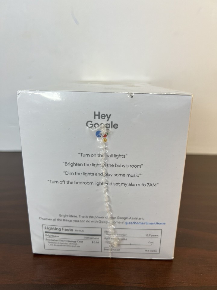 Google Smart Light Starter Kit Google Home Mini GE Clife Smart Bulb