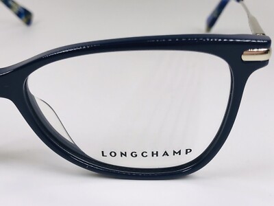 New LONGCHAMP LO2636 424 Blue Eyeglasses 55mm with Case | eBay display picture 2