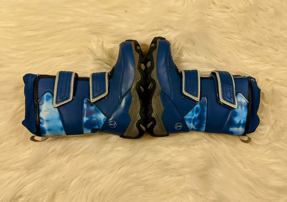 全新 Lands End 学步儿童 保温 冬季雪地靴 尺码 7 蓝色 — 第 4/4 张图片