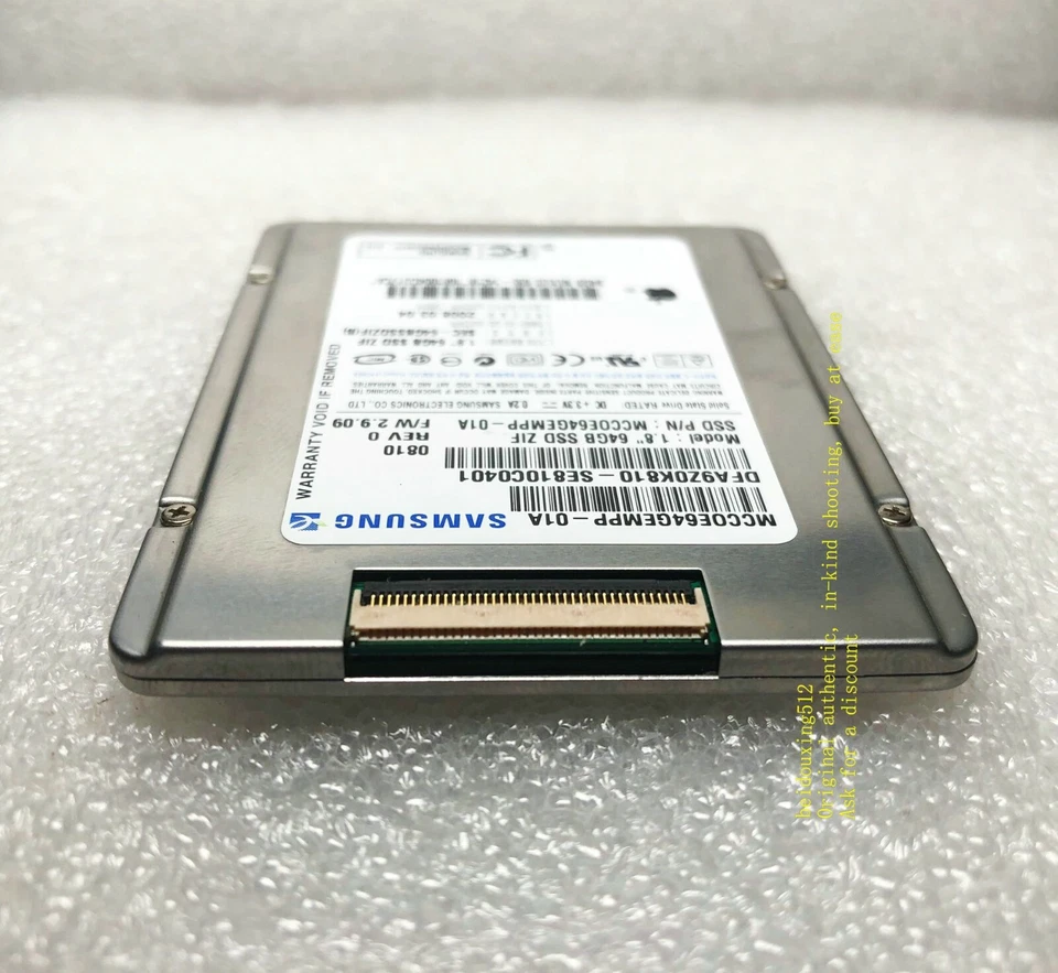 SAMSUNG 64GB (1.8''64GB SSD-ZIF) 1.8 "CE SSD hard drive for Panasonic/Sony vider - Image 3 of 4