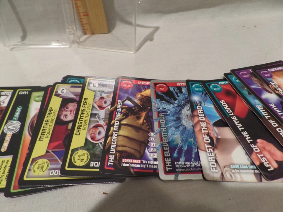 TARJETAS COLECCIONABLES "DOCTOR WHO" MONSTER INVASION, ALGUNAS SON EXTREMAS LOTE DE 26 Foto 3 de 4