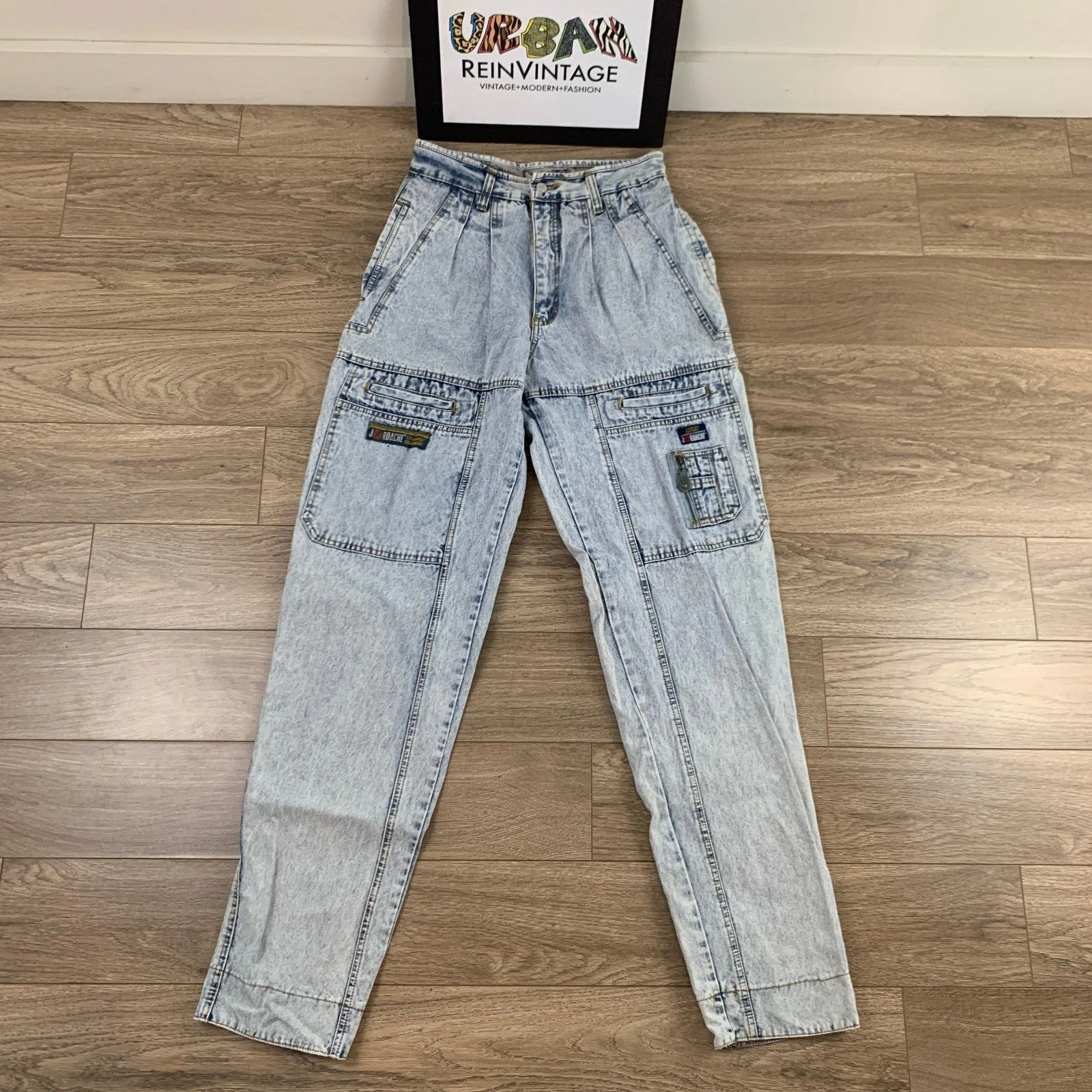 VINTAGE ANNÉES 80 JORDACHE 38X34 PIERRE WASH DENIM JEANS SUPREME LEVIS PALACE ÉTATS UNIS