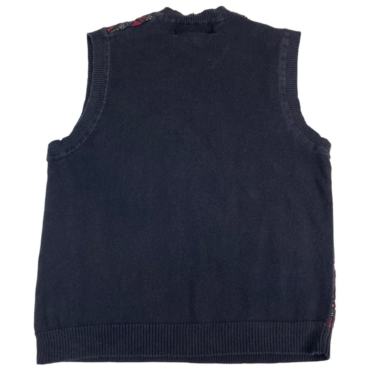 Vintage Ivy Crew Classics Men's Sweater Vest L Navy Red Green