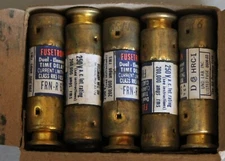 Box of 10 BUSS Bussman FRN-R-6 6 Amp 250V Fuse Fusetron RK5