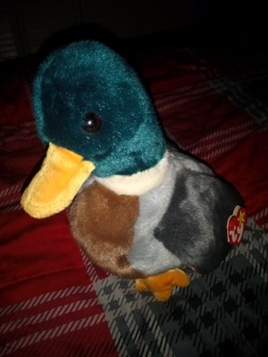 Ty Jake The Mallard Duck Plush Toy Beanie Baby Vintage 1998