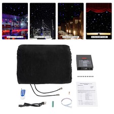20x10FT LED Star Stage Backdrop Star Curtain Background Starry Sky DMX512 Remote