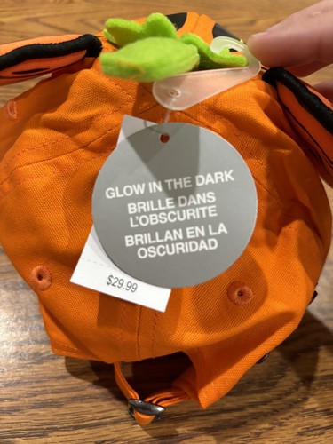 Disney Parks 2024 Halloween Mickey’s Pumpkin Patch Jack-o'-Lantern Cap Hat NEW - Picture 4 of 5