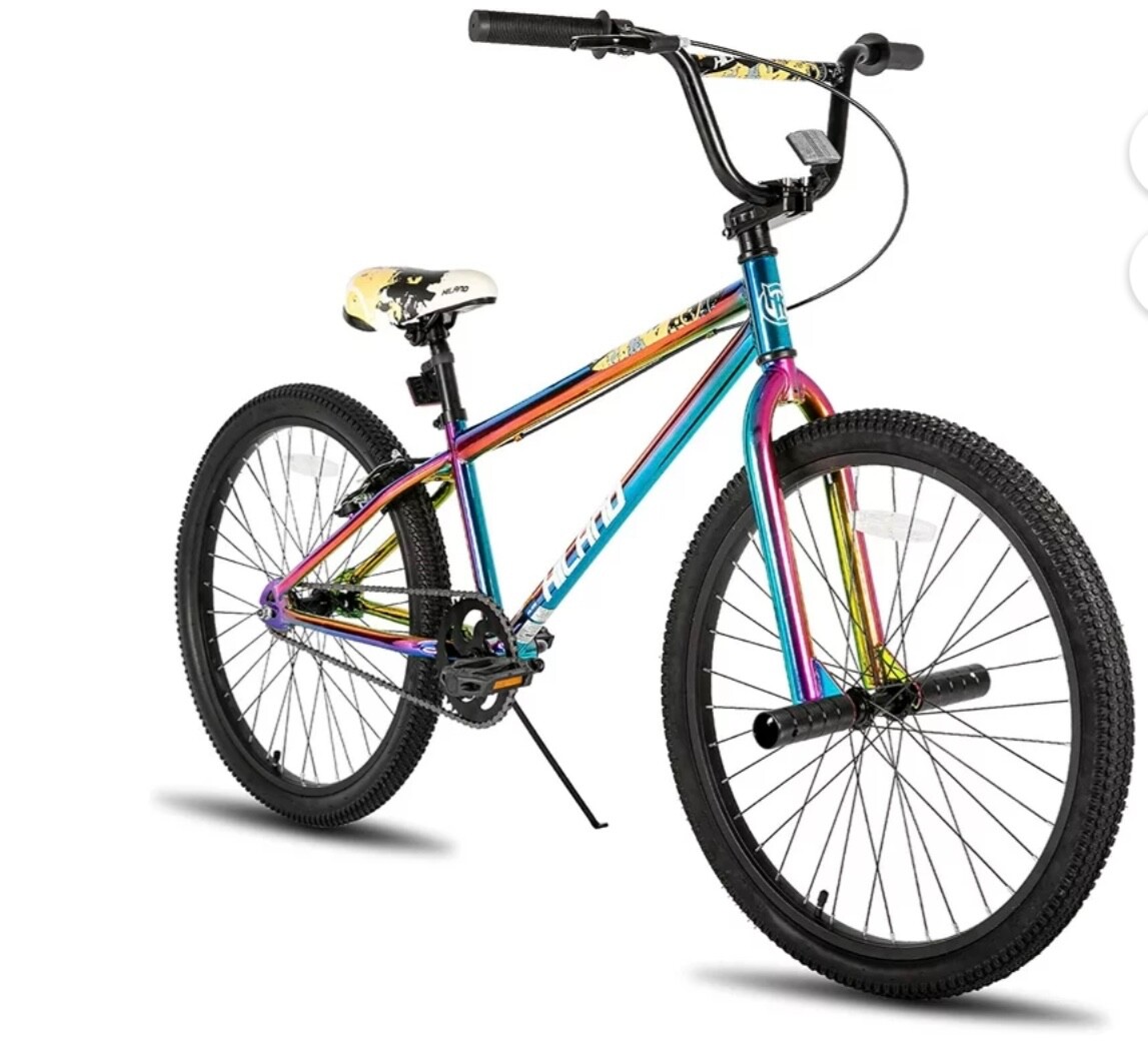 Hiland BMX BIKE 24 & 26 inch, Beginner-Level to Advanced Riders with 2 Pegs for 