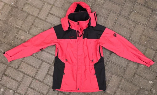 Damen-Anorak DRYtech von MAMMUT, Größe S, rot-schwarz, Style 1031637