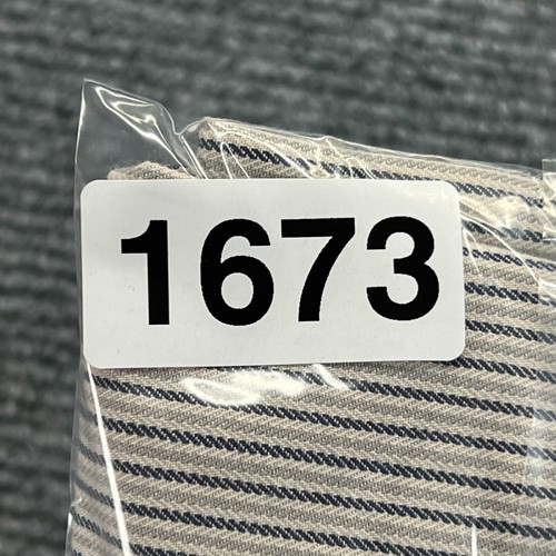 Polo Jean Ralph Lauren Co. Chemise homme M grise rayée manches courtes vêtement de travail - Photo 10/10