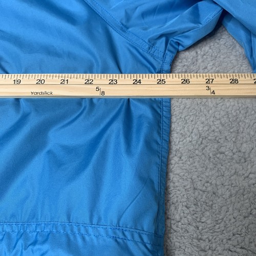 Chaps Ralph Lauren Jacket Mens XL Blue Teal Pullover Windbreaker 1/4 Zipper Snap - Picture 10 of 11
