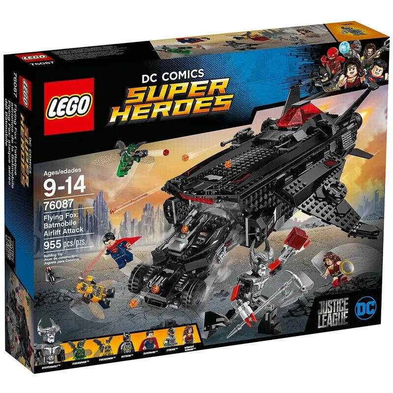 Lego 76087 Flying Fox Batmobile Airlift Attack Sealed Retired Complete Set 2017
