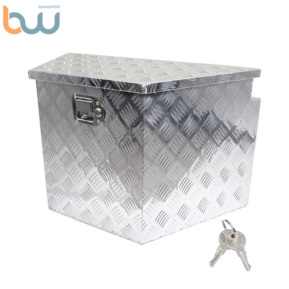 29" x 15" x 18" Aluminum Trailer Tongue Storage Tool Box for Truck Pickup RV ATV - Imagem 2 de 4