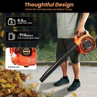 Handheld Leaf Blower Gas Powered 2-Stroke Commercial Heavy Duty Grass Yard Clean