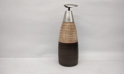 Superb Design New Liquid Soap Dispenser Ceramic 300Ml Brown - Picture 2 of 3