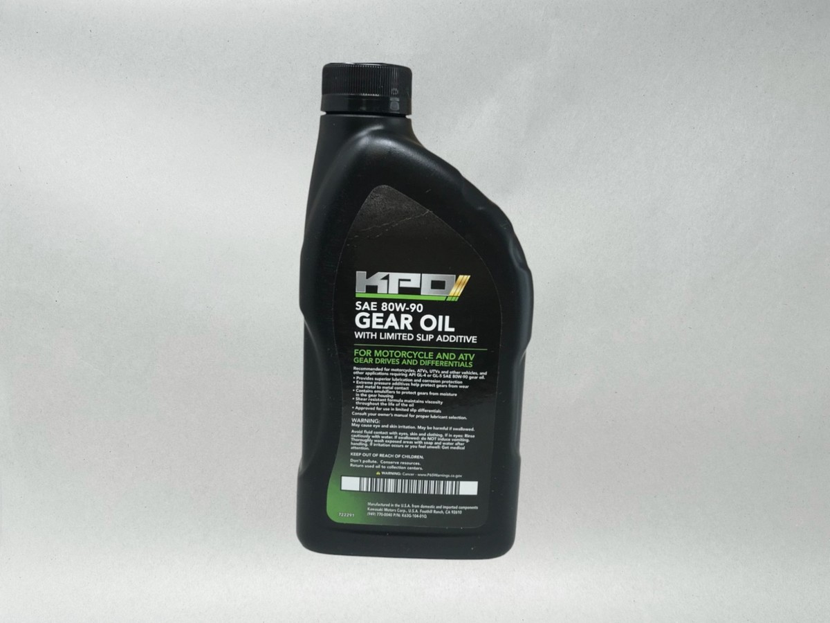 Kawasaki OEM KPO Gear Oil Sae 80w-90-K63G-104-01Q -Supersedes
