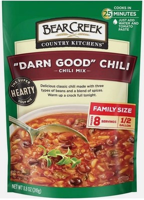 6X Bear Creek ''Darn Good'' Chili Soup Mix Pack of 6