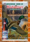 New ListingWisconsin Budweiser Beer Vintage Style Metal Sign Poster– Wall Decor Read Des