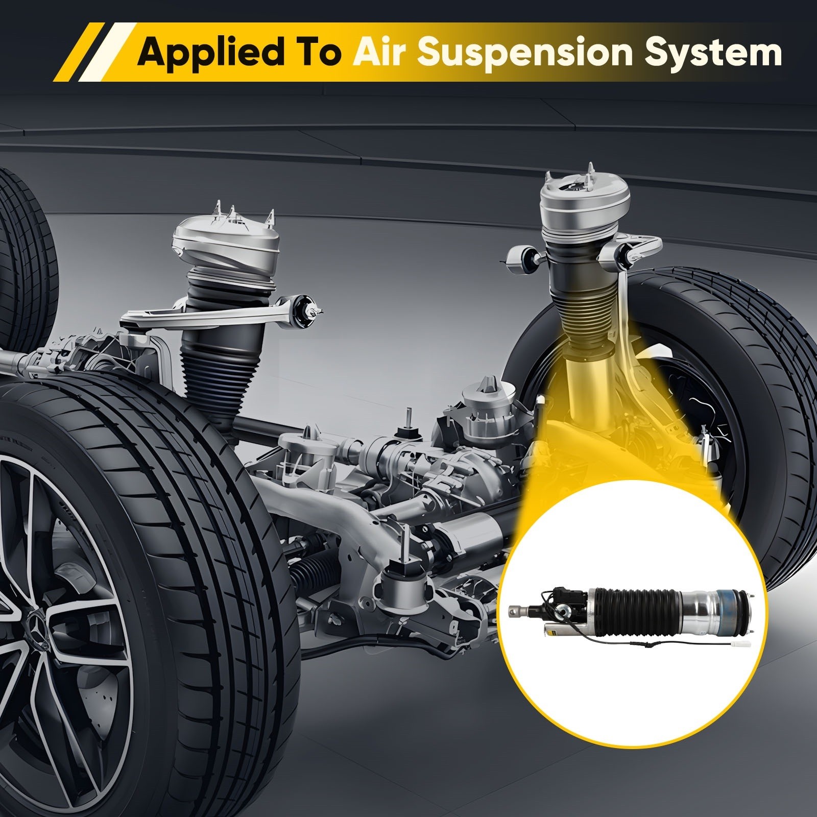Rolls-Royce Ghost 2008-2019 FRONT+RIGHT Air suspension strut P/N 37106892846