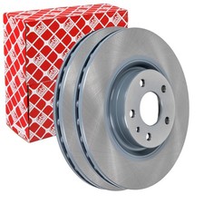 2X FEBI BREMSSCHEIBEN Ø284mm VORNE PASSEND FÜR ALFA ROMEO 147 156 164 GT GTV RZ