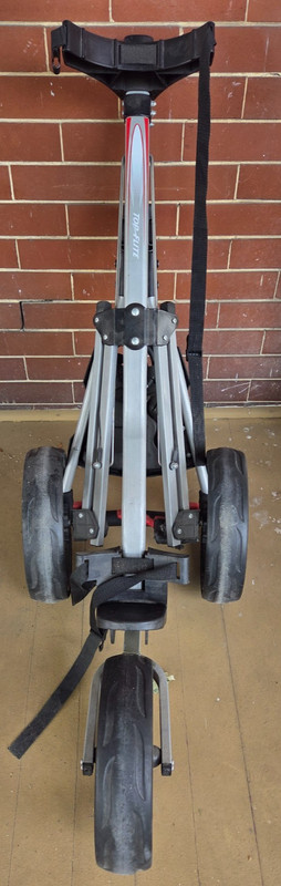 Top Flight 3 Wheeled Foldable Golf Push Cart