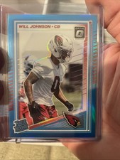 2025 Panini Donruss Optic Rated Rookie Will Johnson #247 Rookie RC Blue/399