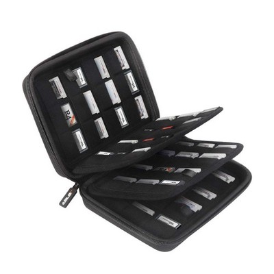 JSVER 96 Slots Game Card Case For New 8.85 x 6.3 x 1.96 inches, Black 