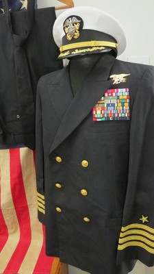 U.S. Navy SEAL Officer Dress Uniform - Captain - Jacke, Hose & Mütze