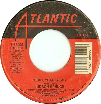 Judson Spence Yeah, Yeah, Yeah Vinyl Single 7inch NEAR MINT Atlantic