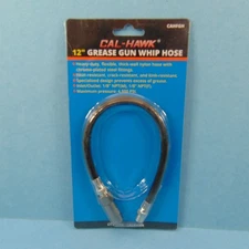 12" Grease Gun Flexible Whip Hose 1/8" NPT Crack Kink Heat Resistant Design