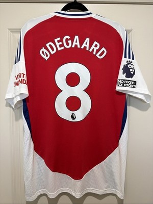 Odegaard #8 Mens EXTRA LARGE Adidas Arsenal Home Jersey | eBay