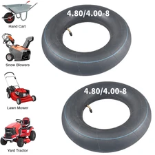 2-Pack 4.8/4-8 4/4.8-8 4.8-8 Butyl Rubber Inner Tube for GOKart Wheelbarrow Tire