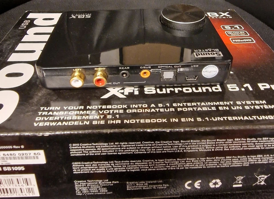 CREATIVE SOUND BLASTER X-FI SORROUND 5.1 COME NUOVA + 2 OMAGGI LEGGI DESCRIZIONE - Immagine 3 di 4