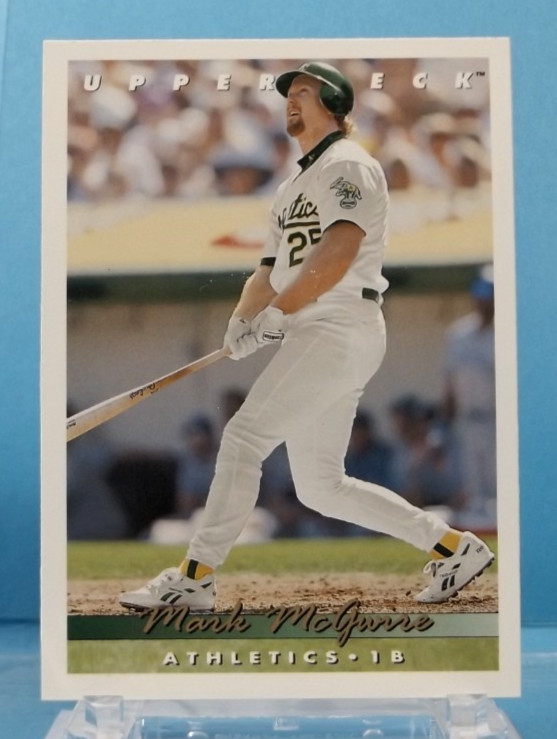 1993 Upper Deck #566 - Mark McGwire - Oakland Athletics - Near Mint