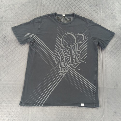 #ad #ad Ocean Pacific T Shirt Y2K Reversible Graphic Tee Black Short Sleeve Men Large $23.75
