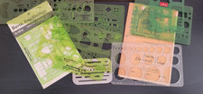 Lot of TEN  Drafting Engineering Stencil Templates inc RapiDesign and Archer