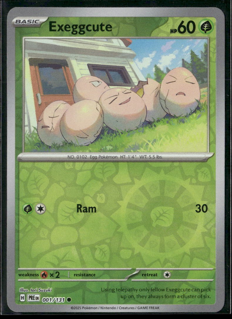 Exeggcute Common SV: Prismatic Evolutions 001/131 NM