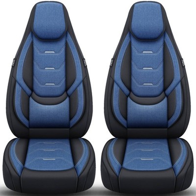 Schonbezüge Sitzbezüge für VW Golf 6 Plus Bj 2004-14 in Schwarz/Blau H6