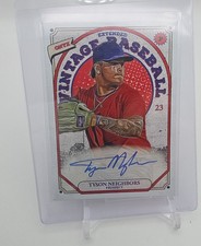 2023 Onyx Vintage Extended - Autographs Tyson Neighbors #OATN Blue Ink (AU, RC)