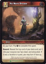 Moderate Play WoW TCG No Mere Dream Wrathgate World of Warcraft