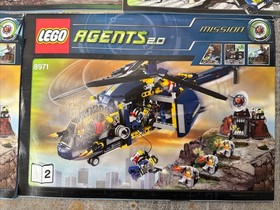 LEGO Agents 2.0 Instructions Manual Lot 8632 8969 8970 8971 Retired Sets