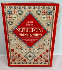 Anna Pearson Needlepoint Stitch by Stitch HB Book Complete Course in Needlepoint