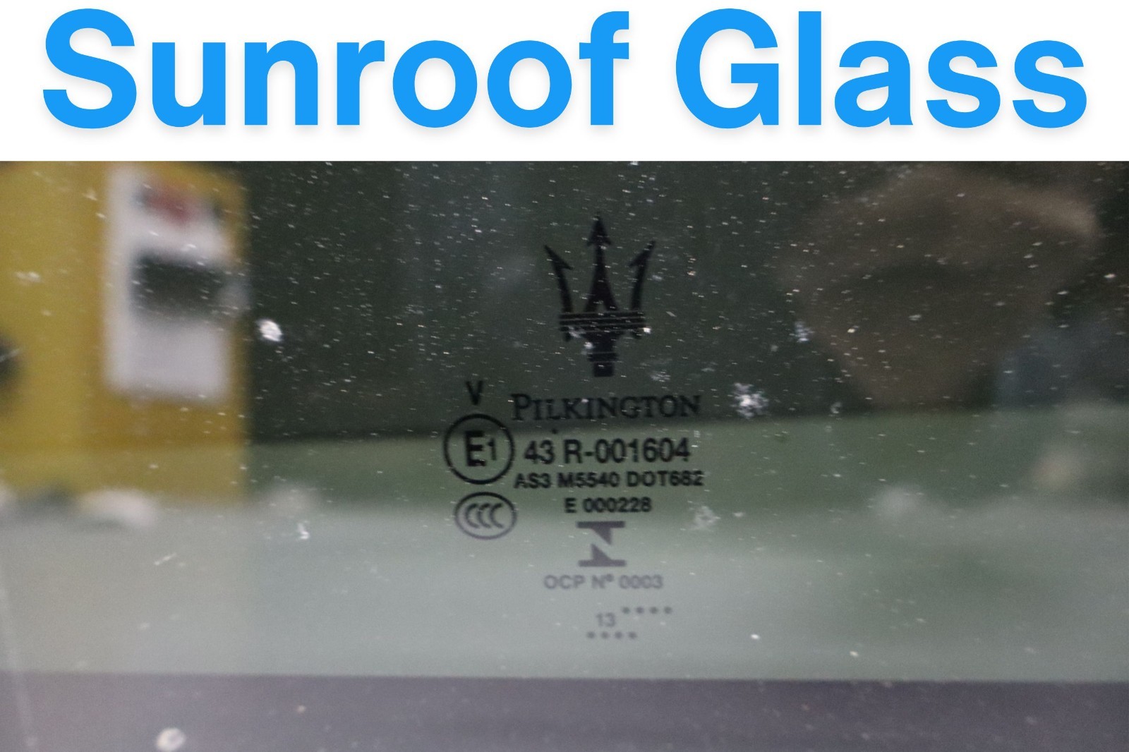 14-17 Maserati Ghibli M157 Sun Roof Sunroof Top Glass Window Panel 43R001604 Oem